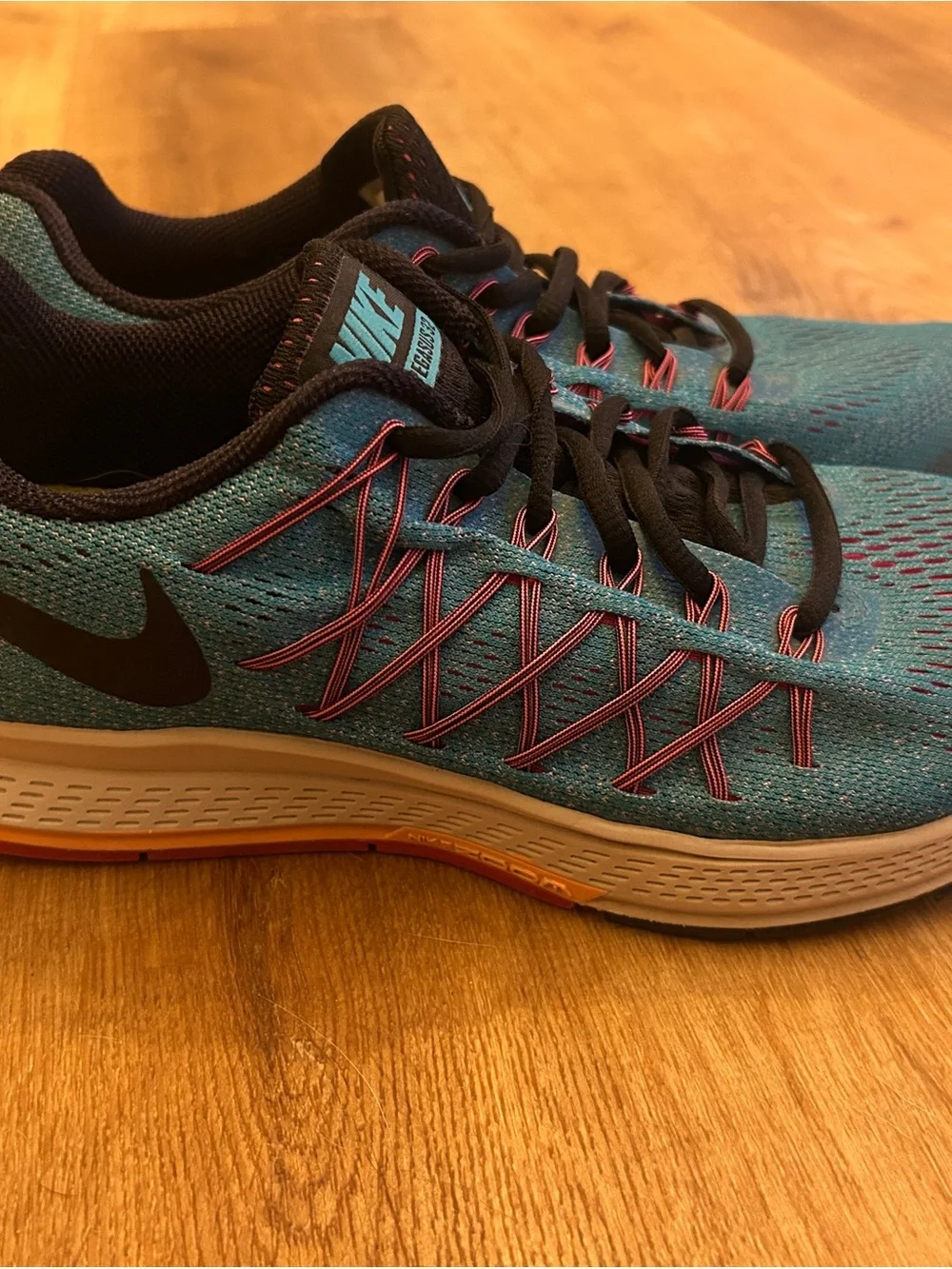 Nike Zoom Pegasus 32 Running Sneakers Blue/Black/Pink US 9.5